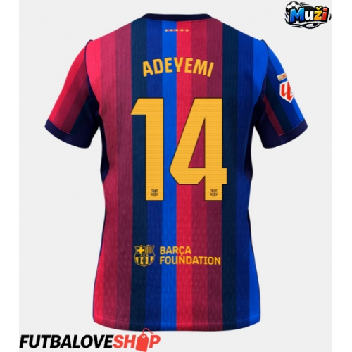 Dres Barcelona Karim Adeyemi #14 Domáci 2026-27 Krátky Rukáv